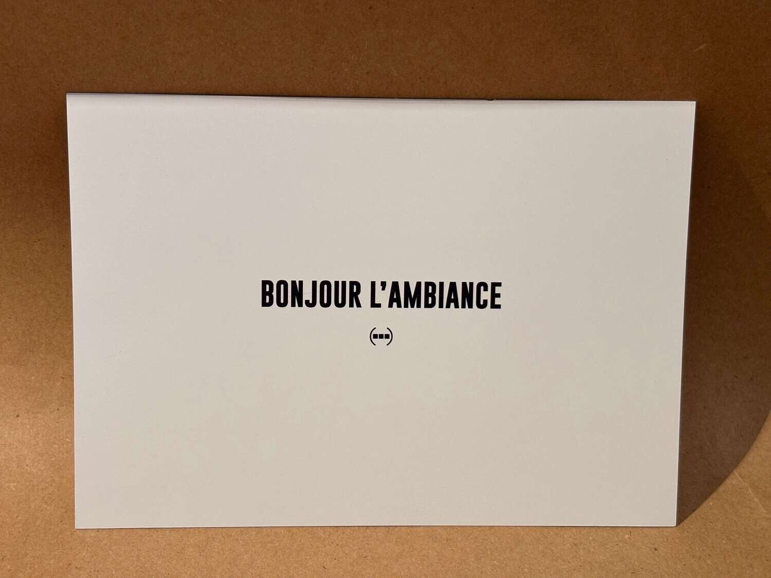 Carte postale Particules - BONJOUR L'AMBIANCE