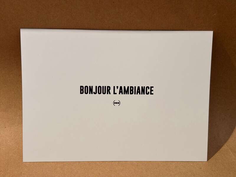 Carte postale Particules - BONJOUR L'AMBIANCE