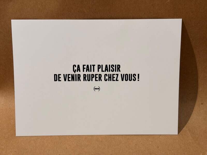 Carte postale Particules - RUPER CHEZ VOUS