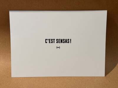 Carte postale Particules - C'EST SENSAS !