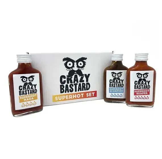 Lot des 3 Sauces Super hot