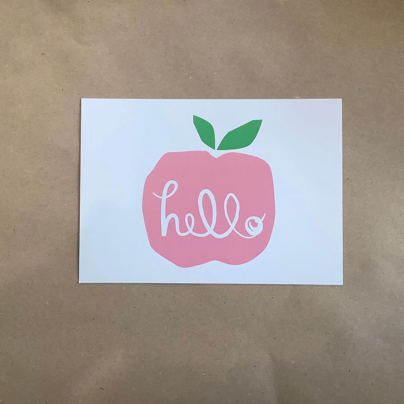 PROMO Carte postale Particules - HELLO PROMO Carte postale Particules - HELLO