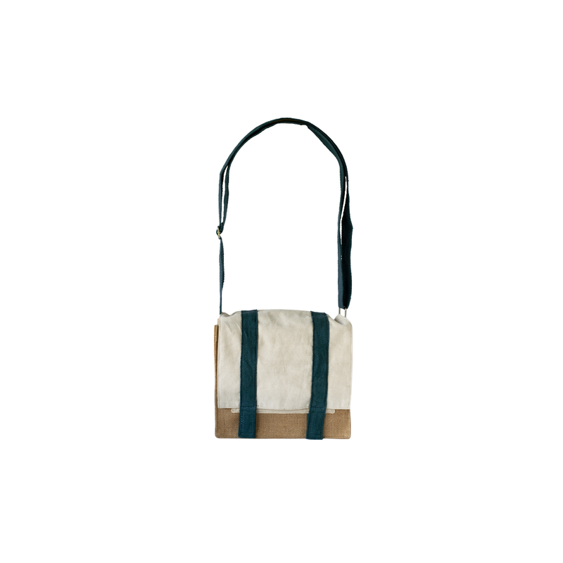 Lunch bag en cotton bio - crème