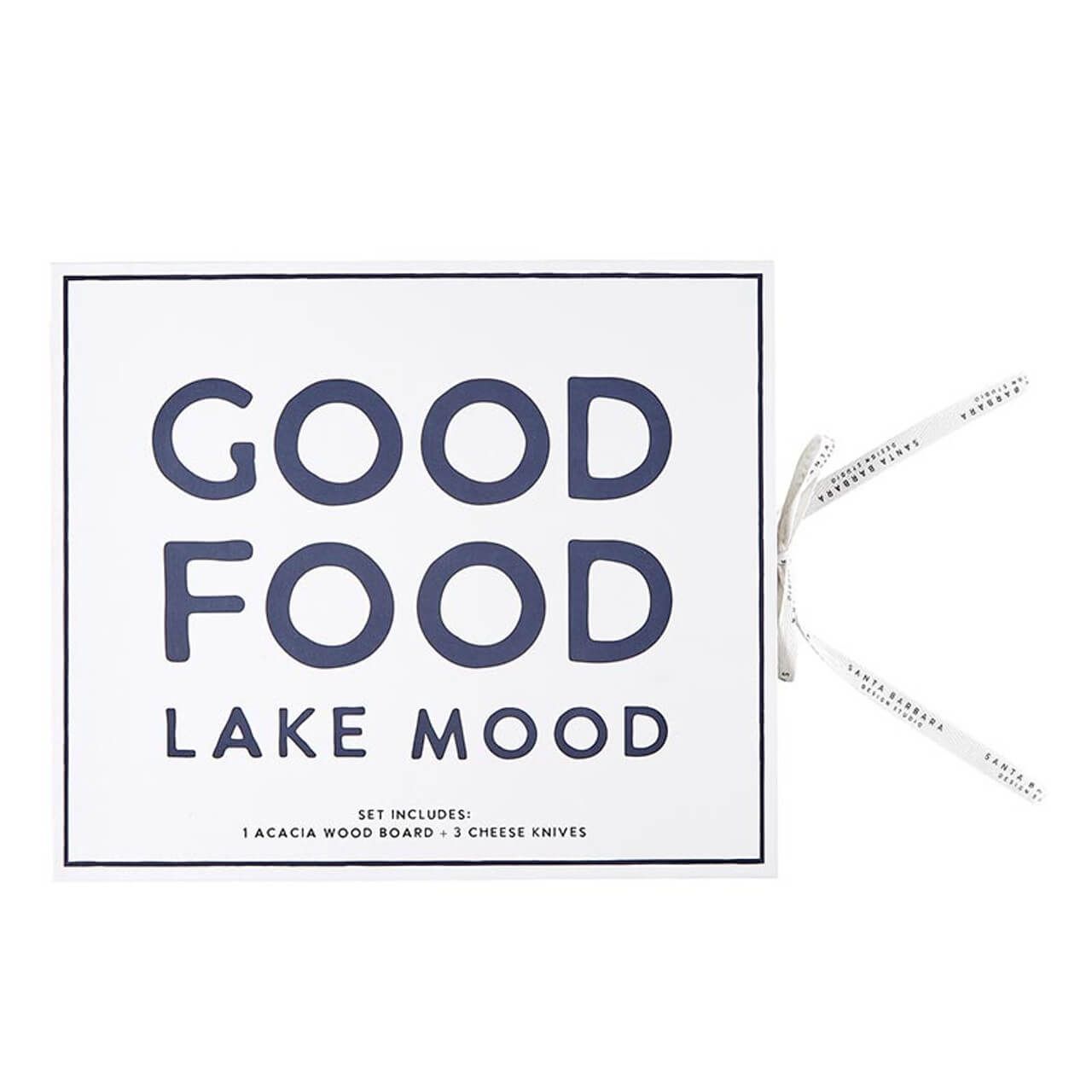 Kit planche à fromage avec couteaux - Good Food Lake Mood