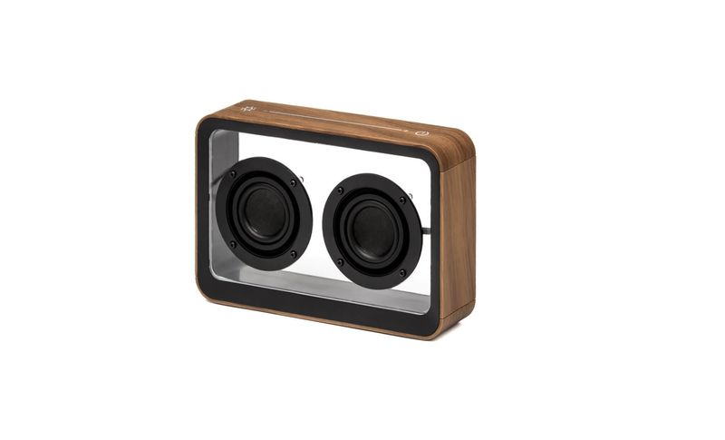 Enceinte Bluetooth noyer