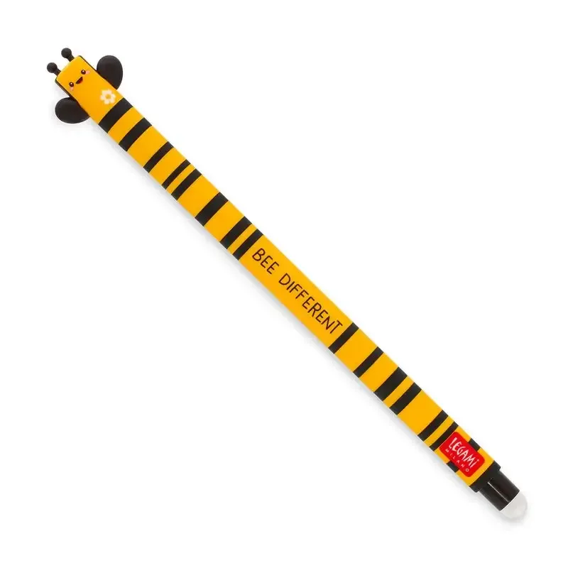 Stylo gel effaçable abeille