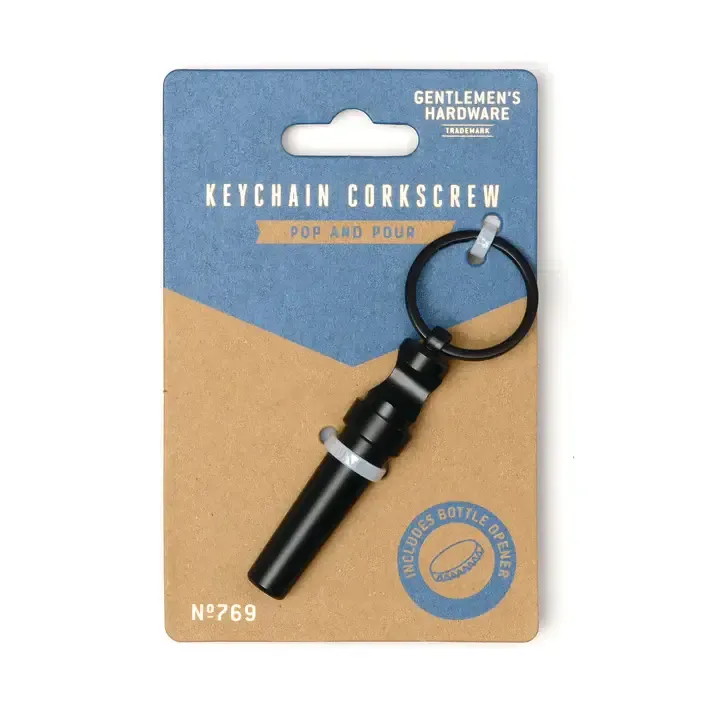 Porte-clé tire-bouchon
