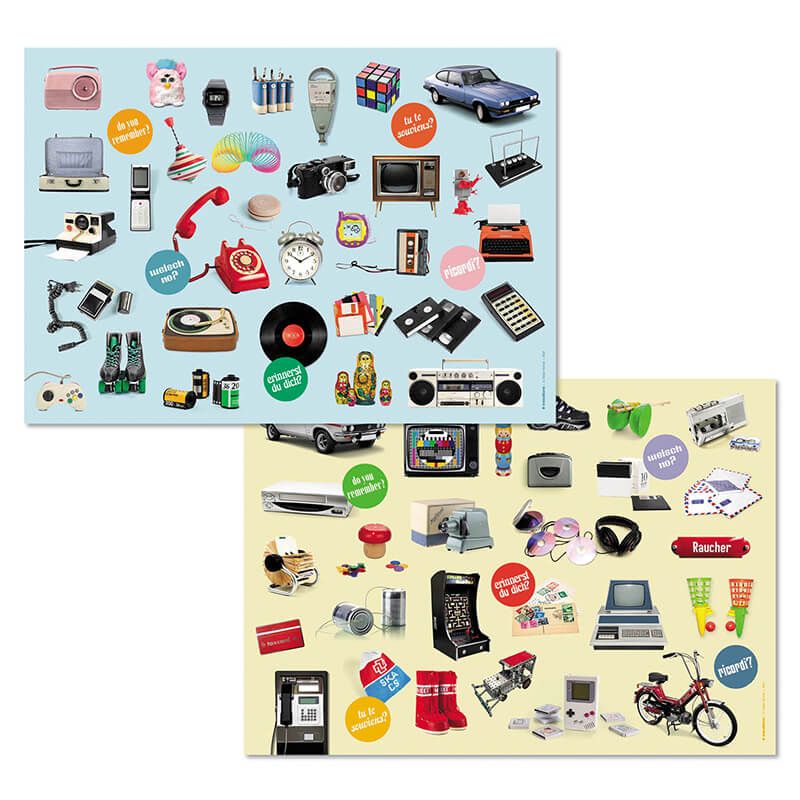 Sets de table en papier WEISCH NO? 2 x 25 feuilles