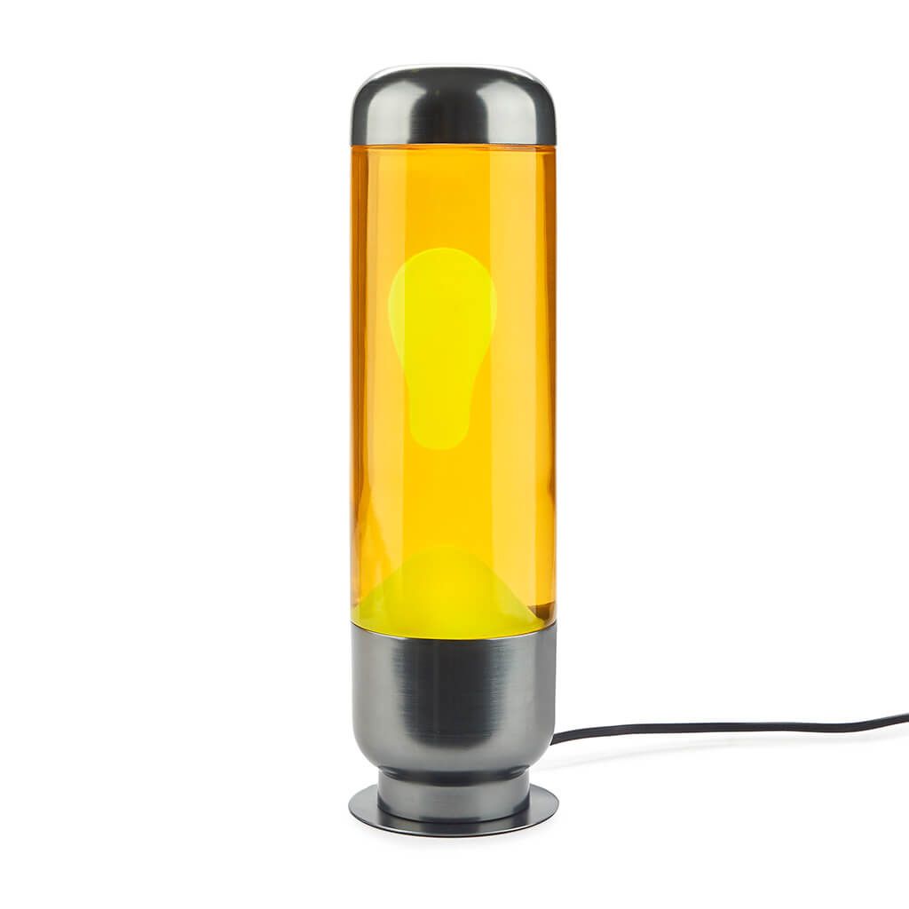 Lampe Lava capsule orange/jaune