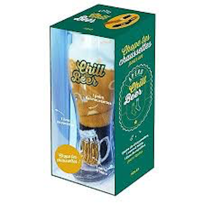 Coffret chope tes chaussettes - chaussettes et bière