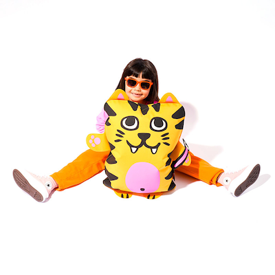 Coussin gonflable tigre