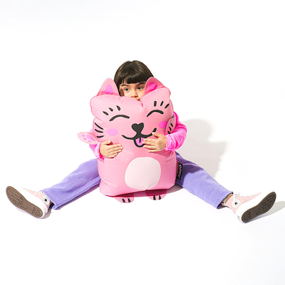 Coussin gonflable chat