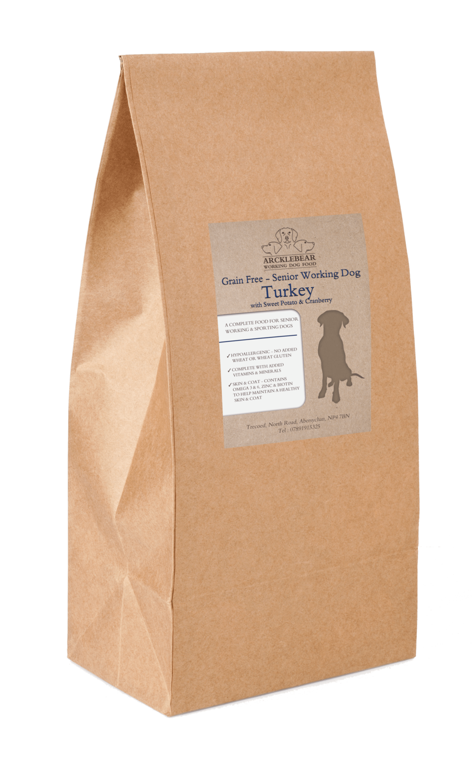 15Kg - Senior - Grain Free Turkey with Sweet Potato  Cranberry