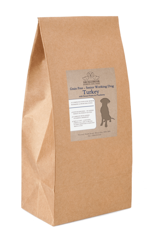 15Kg - Senior - Grain Free Turkey with Sweet Potato  Cranberry