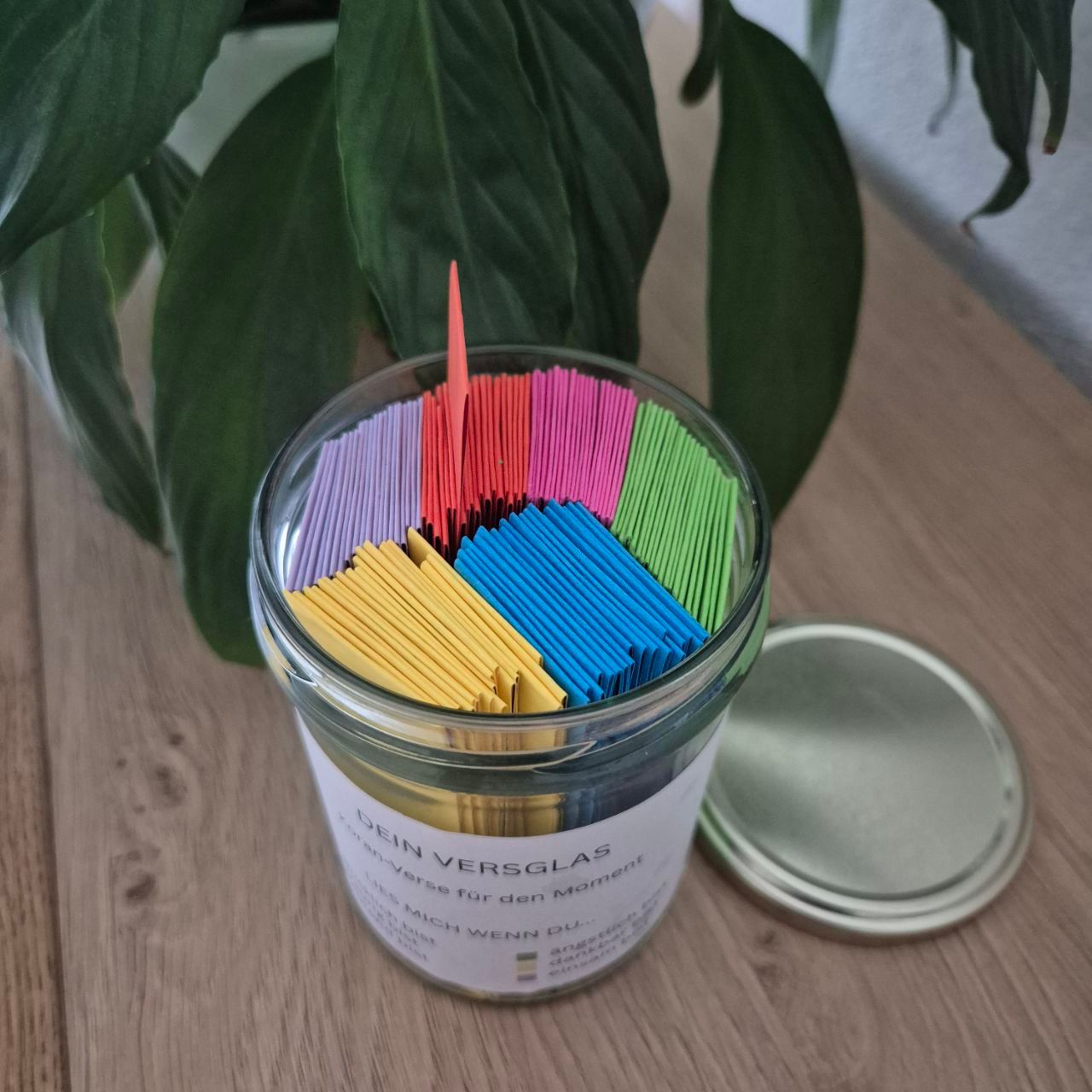 Versglas / Koran-Dose