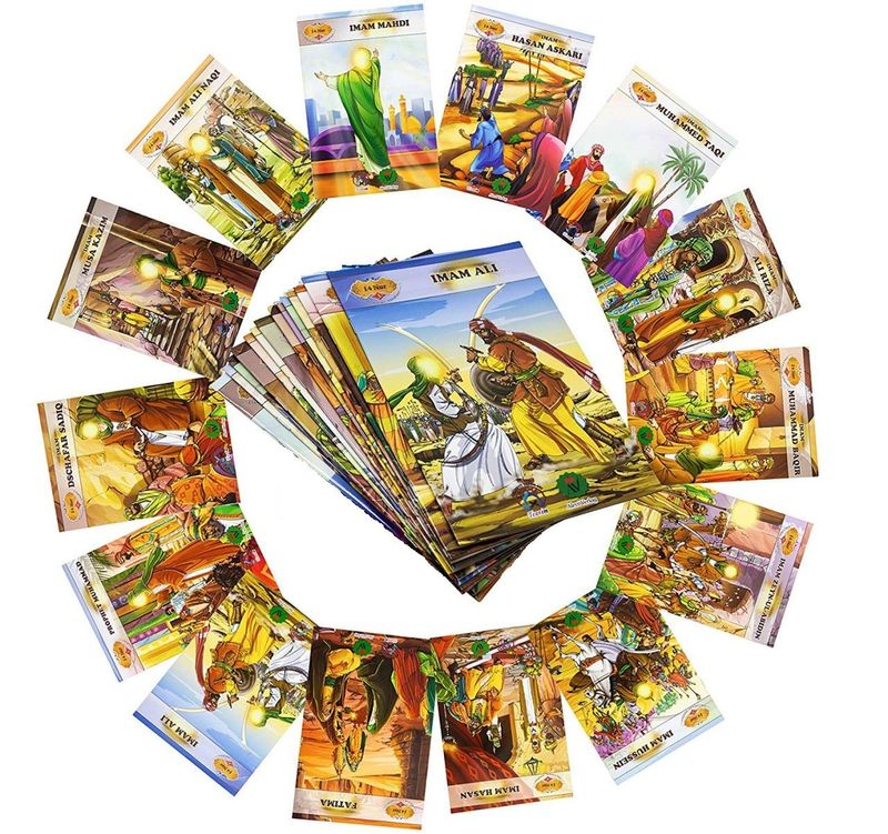 Die 14 Reinen Lichter - Das Leben der Ehlibeyt (14 Bände) Farbig Die 14 Reinen Lichter - Das Leben der Ehlibeyt (14 Bände) Farbig