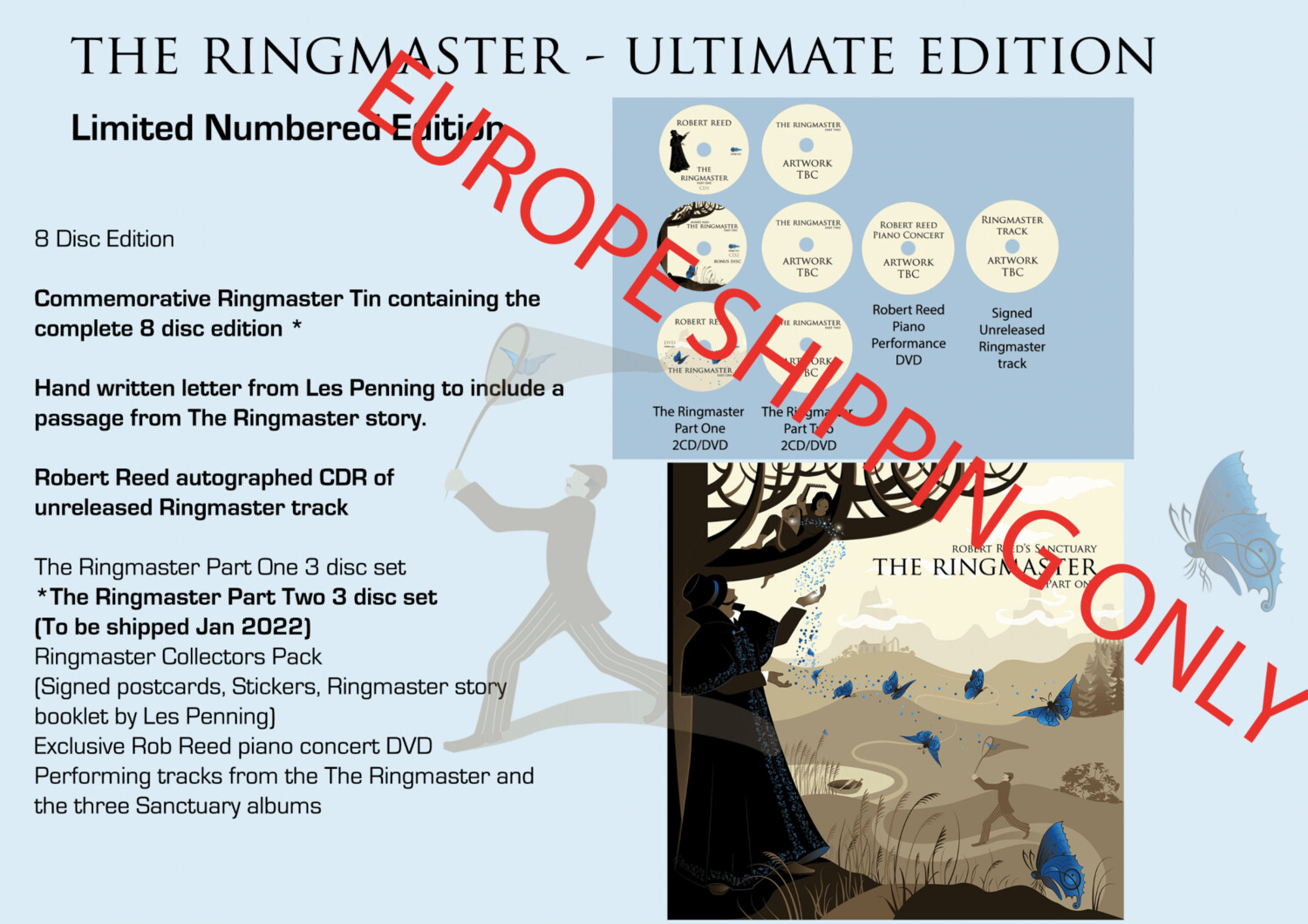Robert Reed : The Ultimate Edition / The Ringmaster (5CD/3DVD) EUROPE