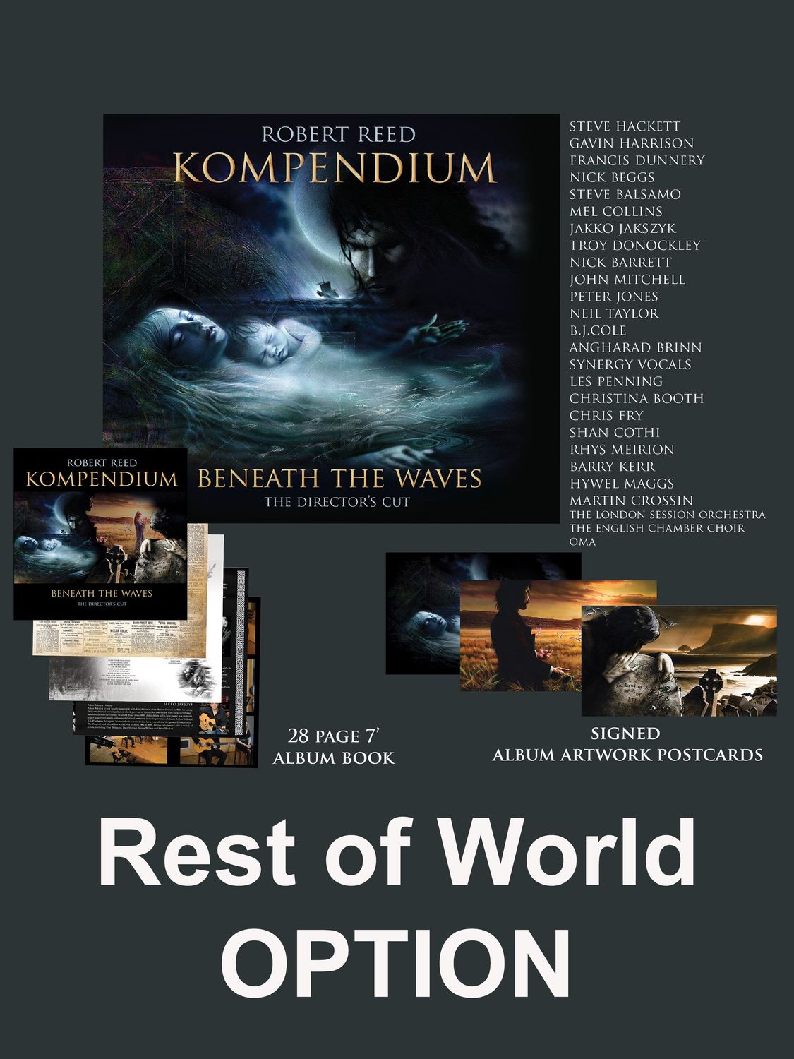 Robert Reed - Kompendium - Beneath The Waves - The Director's Cut - Deluxe Edition World option (pre-order) Robert Reed - Kompendium - Beneath The Waves - The Director's Cut - Deluxe Edition World option (pre-order)