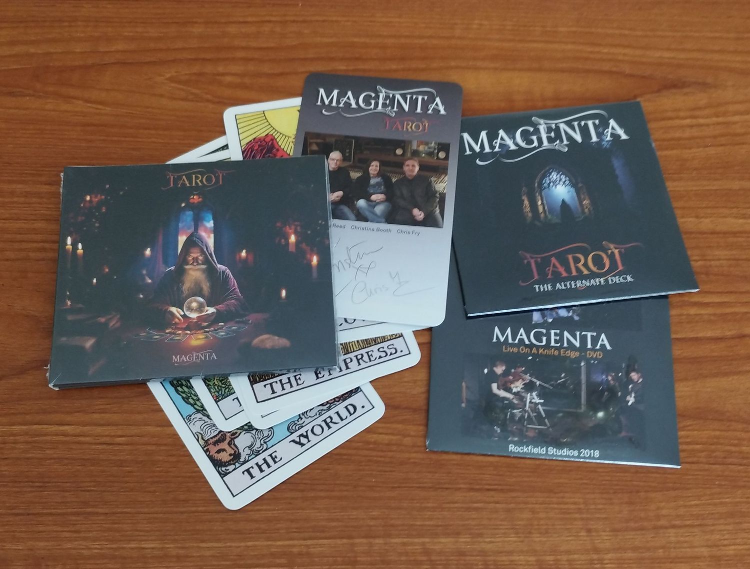 Tarot CD/DVD plus the Tarot Bonus Package (UK Option) Tarot CD/DVD plus the Tarot Bonus Package (UK Option)