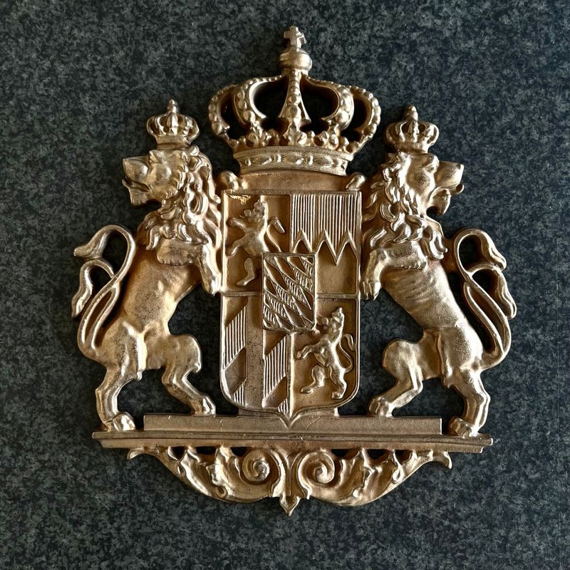 Wandrelief "Bayrisches Wappen" - Freigestellt