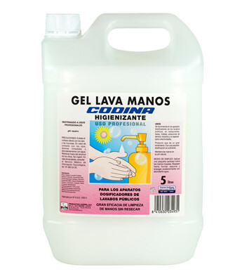 Gel lava Manos