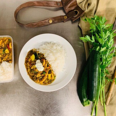 Healthy chicken curry - dish of the week