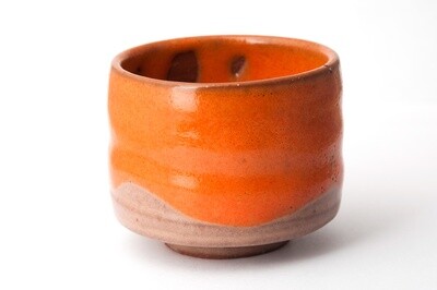 Coupe de poterie orange