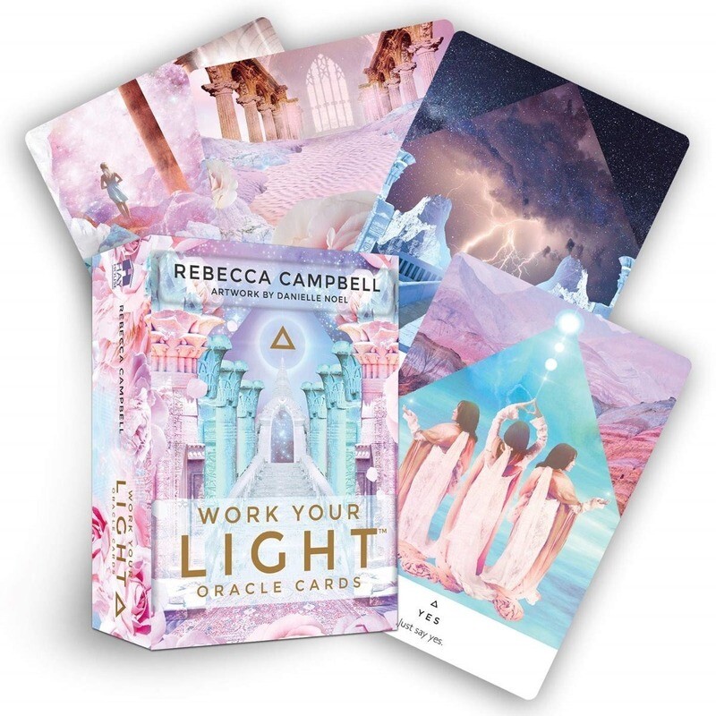 &quot;Trabaja tu Luz&quot; Libro y cartas oraculo: Libro y cartas oráculo