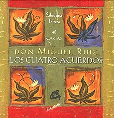 &quot;Los cuatro acuerdos&quot; Cartas de la sabiduría tolteca (48 Cartas + Libro con afirmaciones)