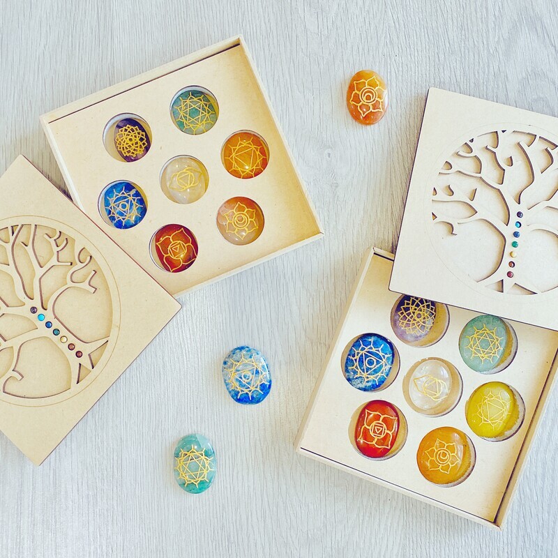 Caja minerales 7 Chakras