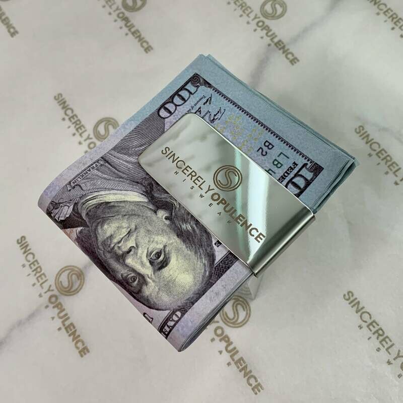 Signature Logo Money Clip