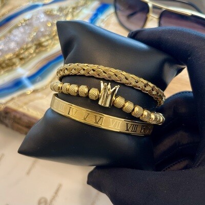 Echelon Bracelet Set (Gold)
