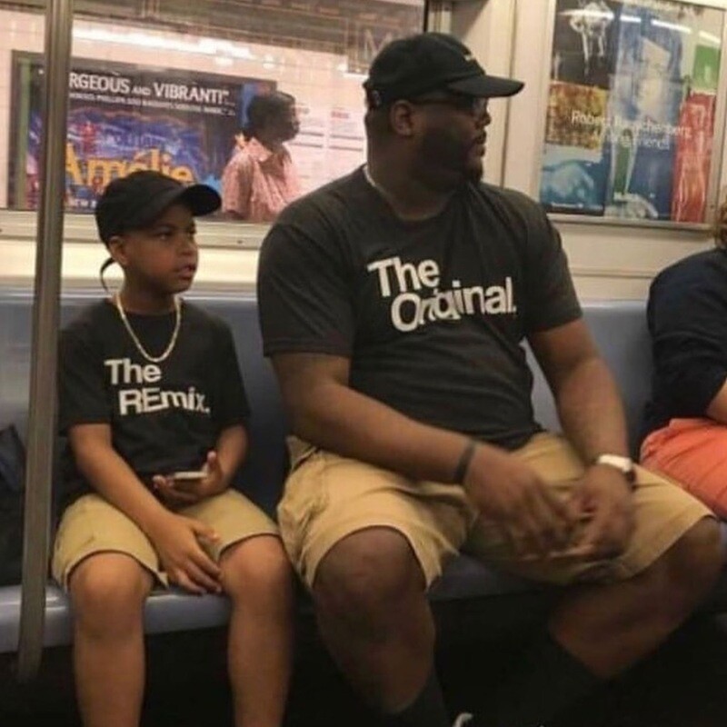 Father Son Set: Original vs Remix Set