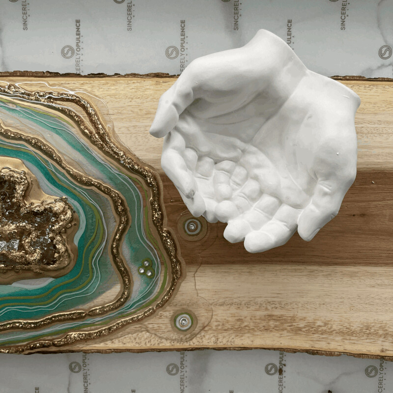 Receptive Hands Table Decor