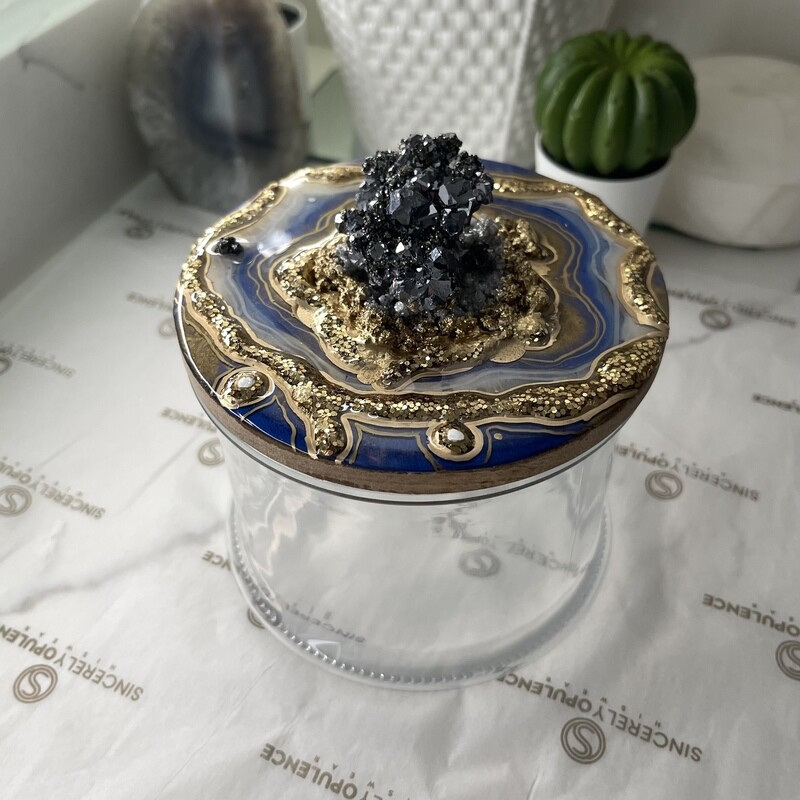 Pyrite Cluster Geode Jar