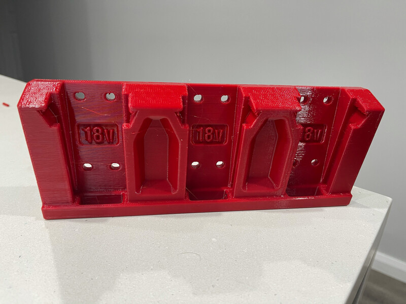 Milwaukee 18v Triple Battery Holder 