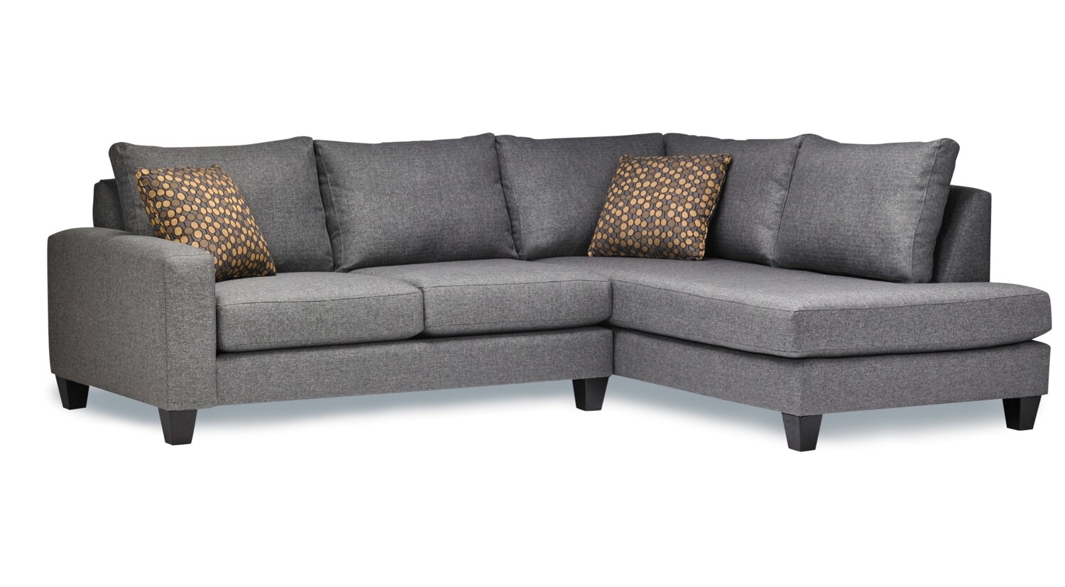 Bronx Two Piece Sectional in Element Treebark