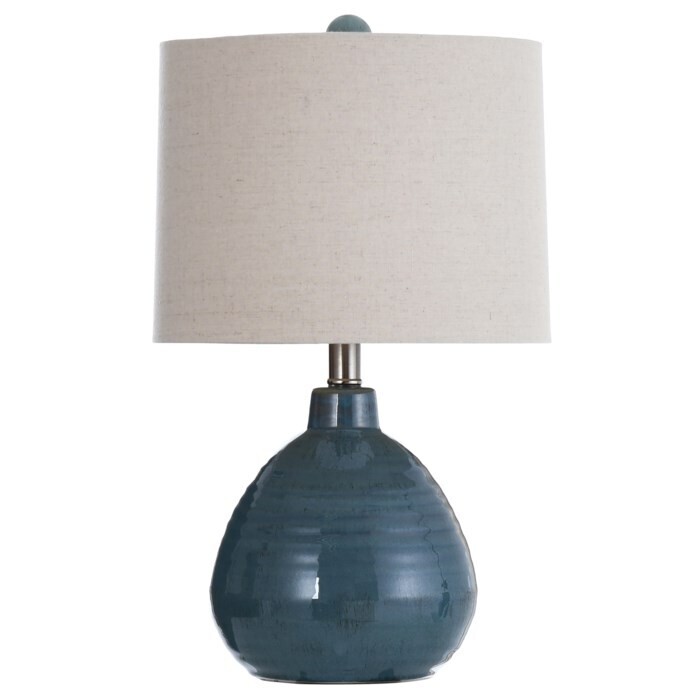 Accent Turquoise Ceramic Table Lamp