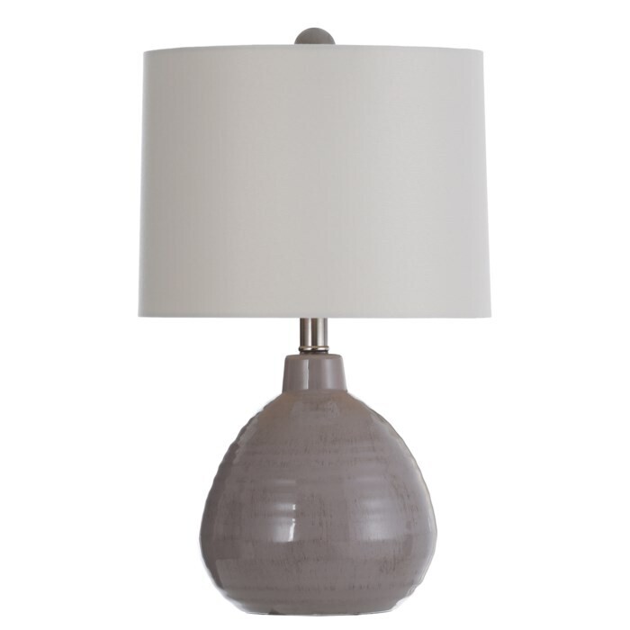 Accent Cool Gray Table Lamp