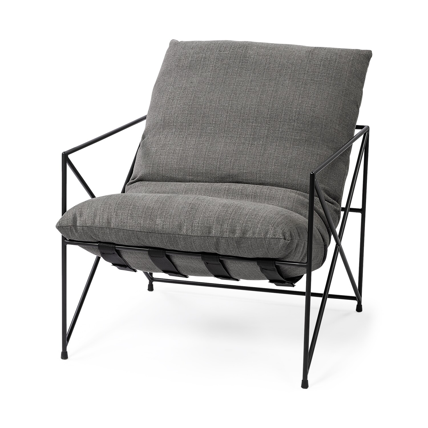 Leonidas Gray Accent Chair