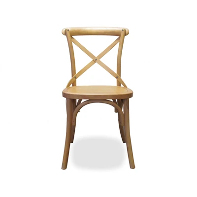 Set of 8 Saloon Chairs - Natural