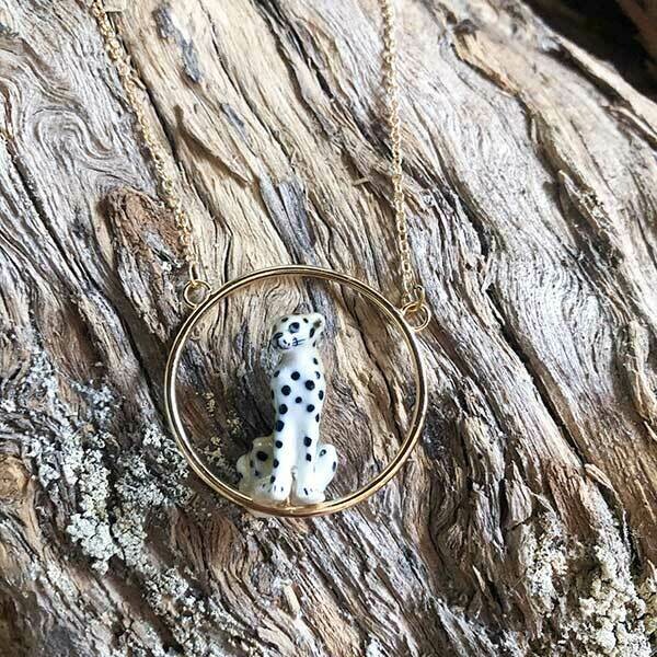 Leopard Round Necklace