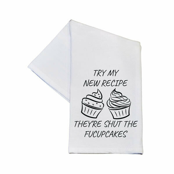 Fucupcakes Tea Towel