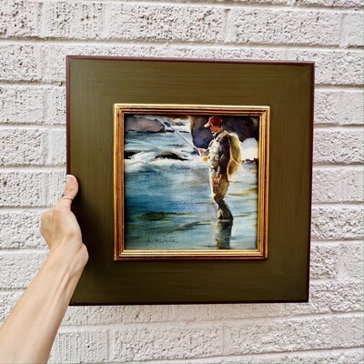 Framed Ready the River (10x10)