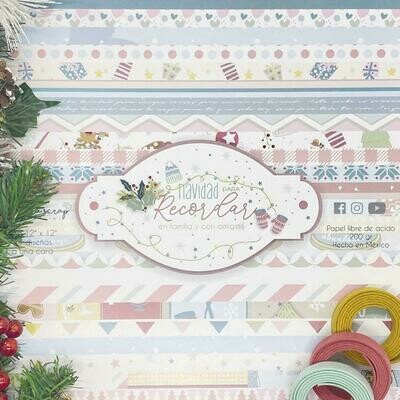 Una Cara 8" x 8" - Navidad para Recordar Una Cara 8" x 8" - Navidad para Recordar