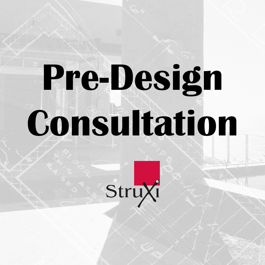 Pre-Design Consultation Pre-Design Consultation