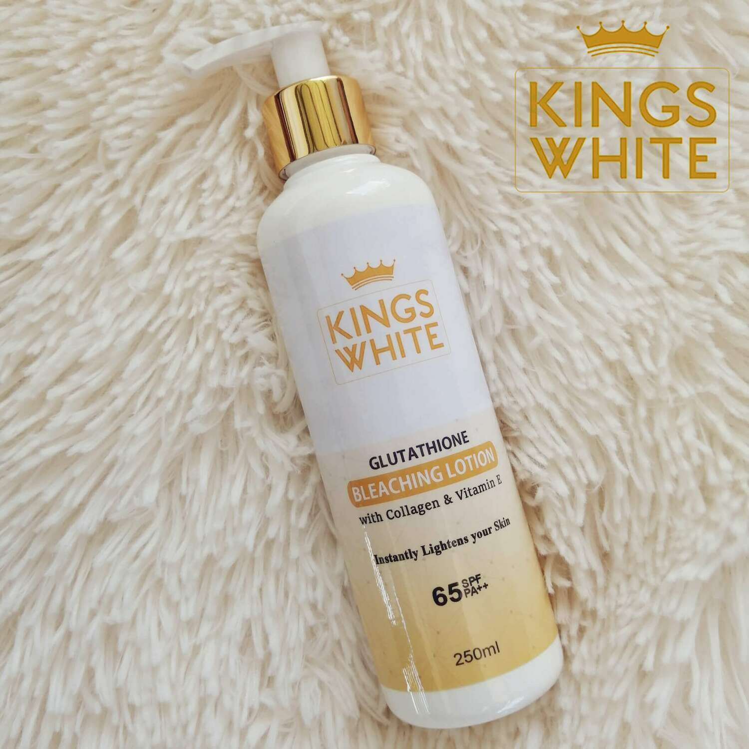 Kings White Glutathione Bleaching Lotion 250ml