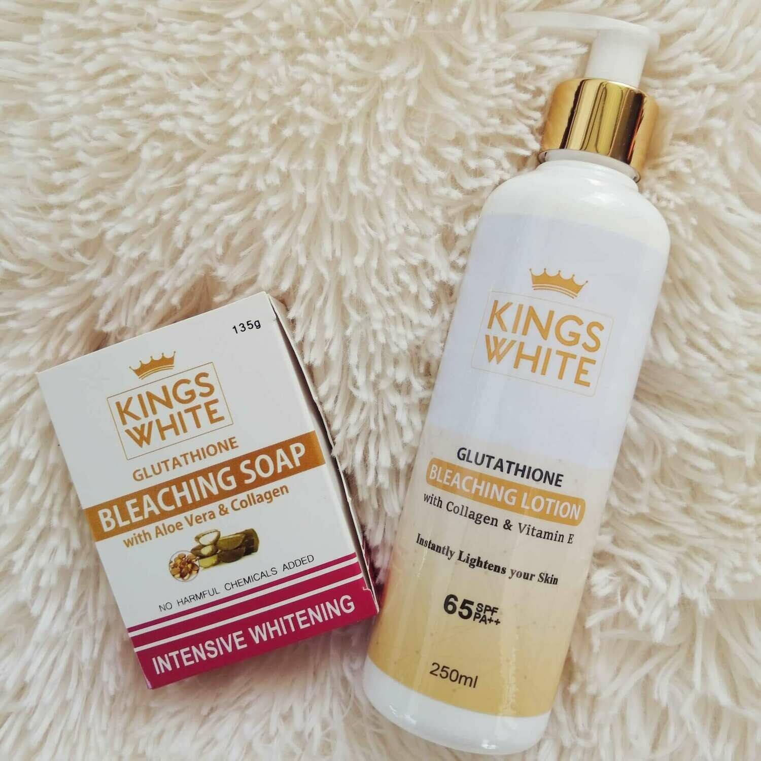 Kings White Bleaching Soap and Lotion