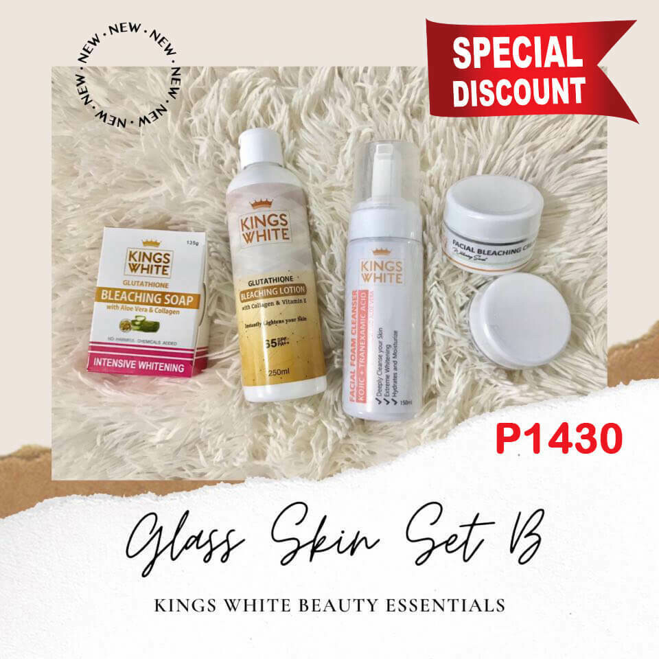 Kings White Glass Skin Set B