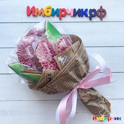 Имбирные пряники цветы Имбирные пряники цветы